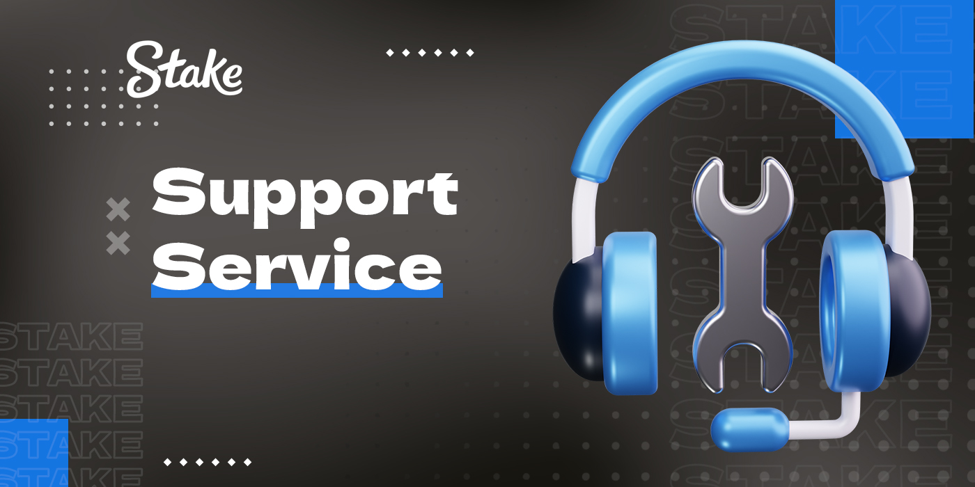 Stake online casino and bookmaker support contacts